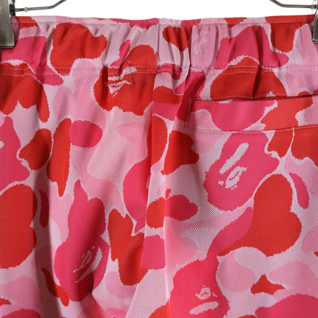 A BATHING APE(アベイシングエイプ) ABC CAMO RELAXED FIT TRACK PANTS カモ リラックス フィット パンツ ピンク 1L20152003