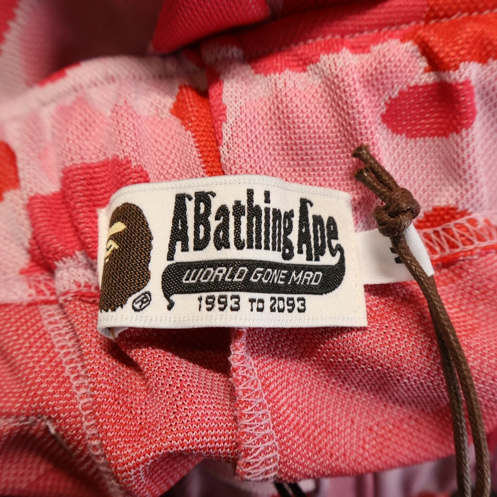 A BATHING APE(アベイシングエイプ) ABC CAMO RELAXED FIT TRACK PANTS カモ リラックス フィット パンツ ピンク 1L20152003