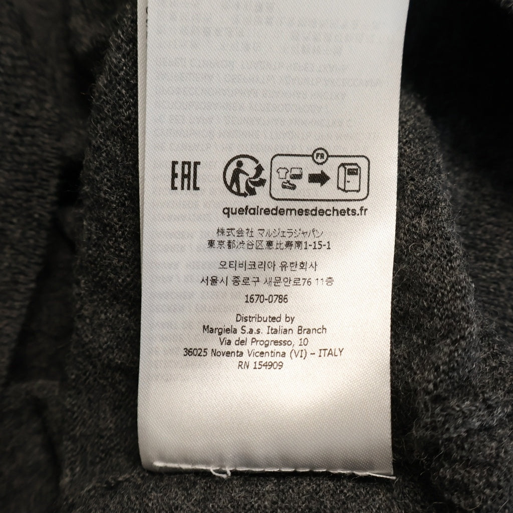 Maison Margiela(メゾンマルジェラ) 12G Elbow Patch Cardigan エルボーパッチ Vネック カーディガン グレー S50HP0012 M13062