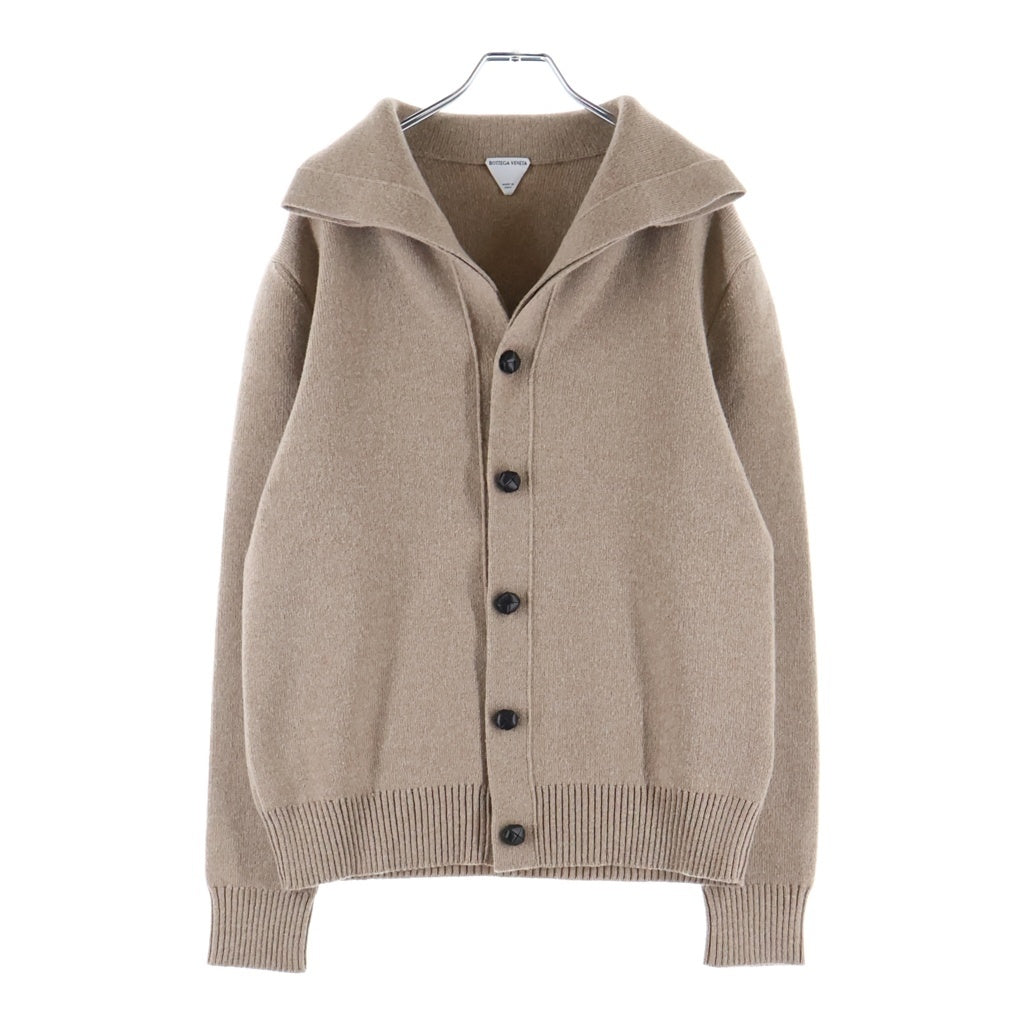 BOTTEGA VENETA(ボッテガヴェネタ) Compact Wool Cardigan コンパクト ウール カーディガン ベージュ 804796 V4QJ0 2166