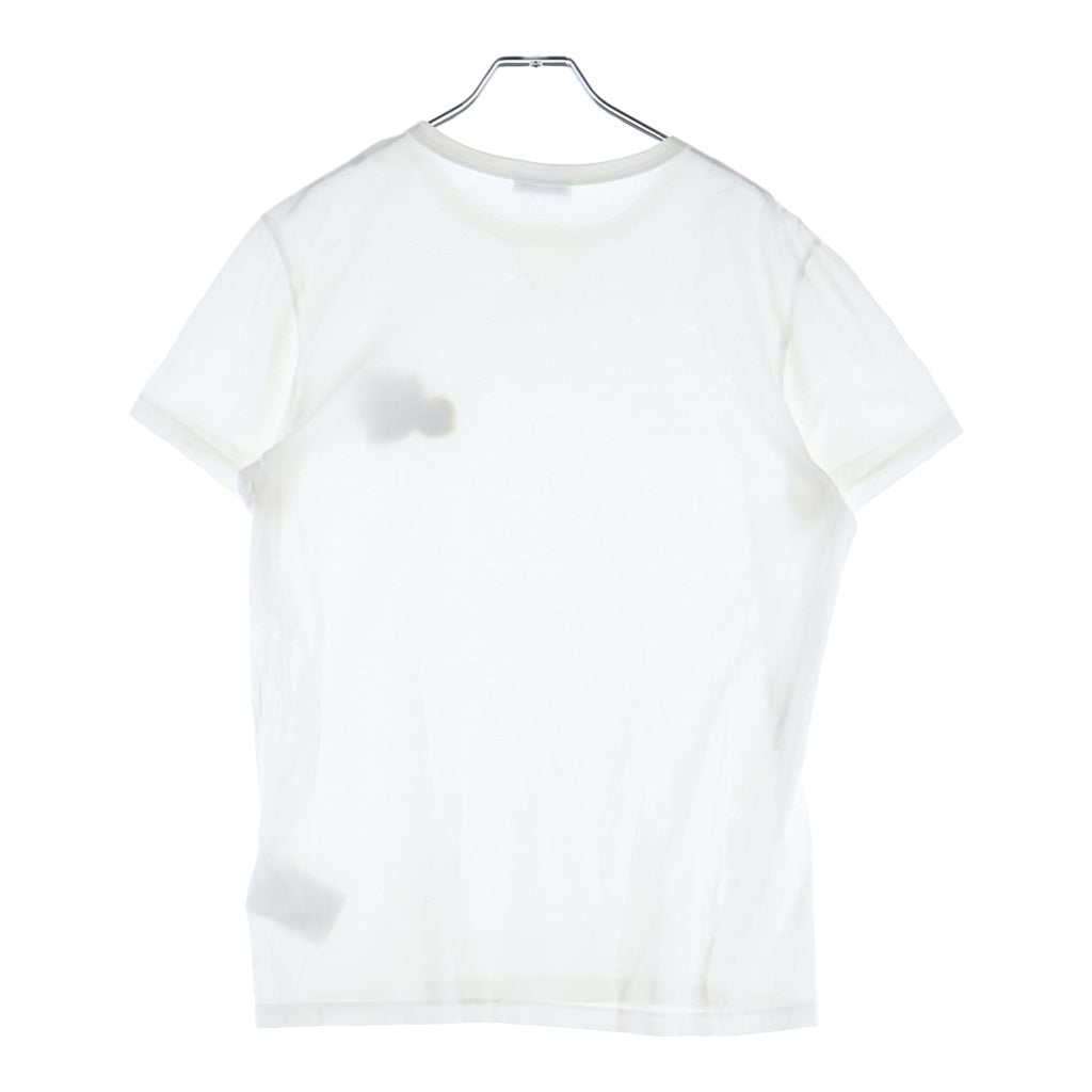 MONCLER(モンクレール) MAGLIA T-Shirt マリア ダブルロゴワッペン 半袖Tシャツカットソー ホワイト F20918C78100 8390Y