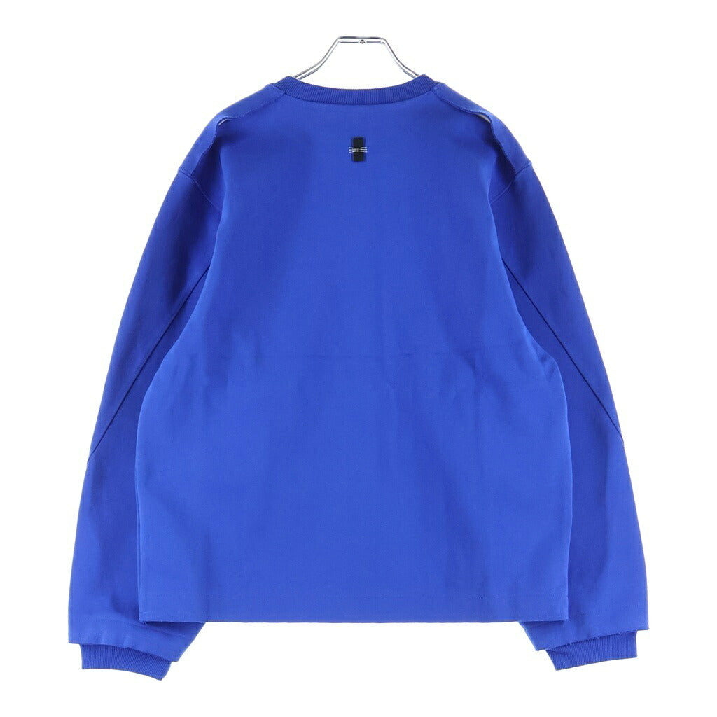 ADER ERROR(アーダーエラー) 25AW Crewneck Pullover Sweatshirt クルーネック ロゴ スウェットシャツ トレーナー ブルー BO01FWSW0107BL