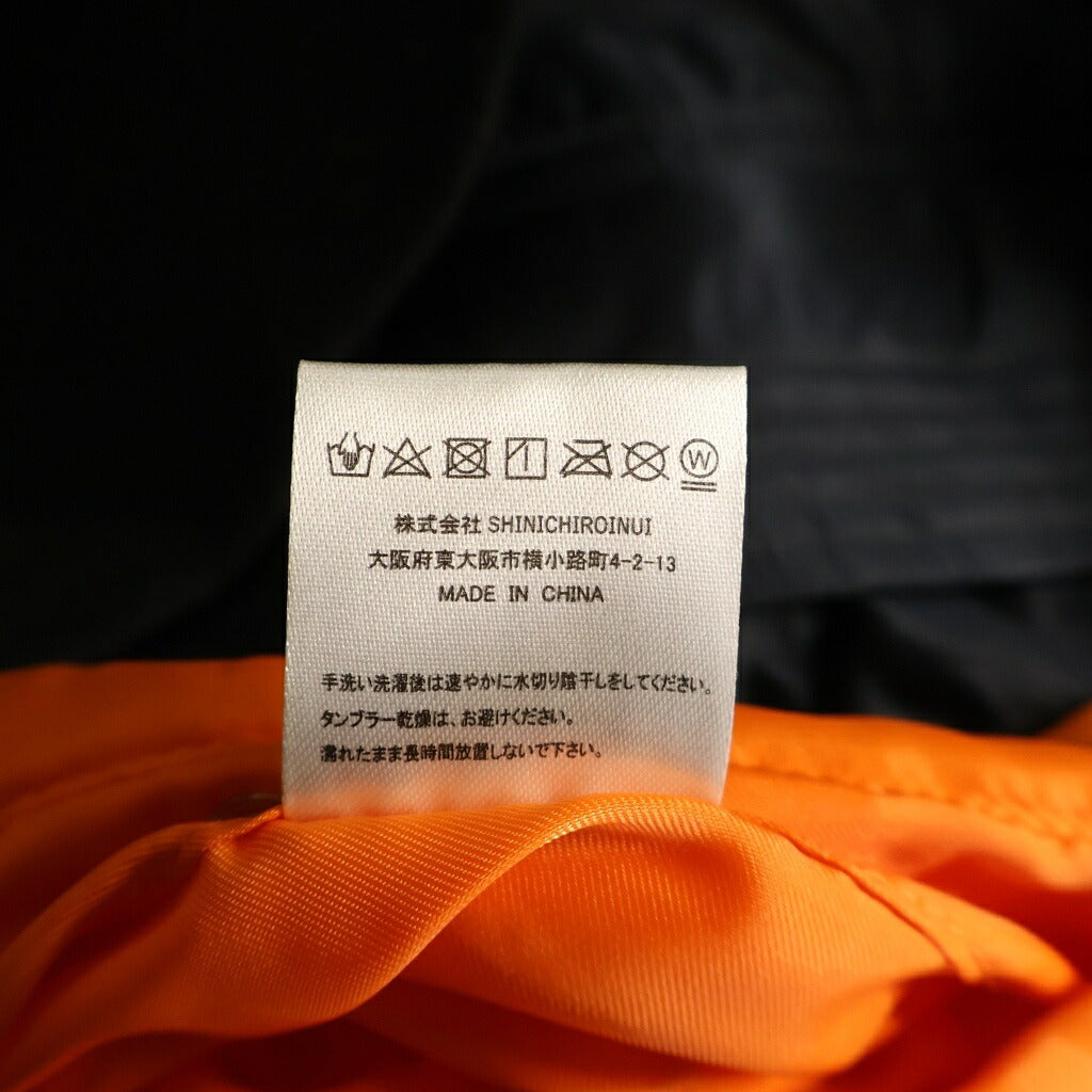 GUERNIKA(ゲルニカ) Duck MA-1 グラフィックワッペン ペイント ジャケット ブラック