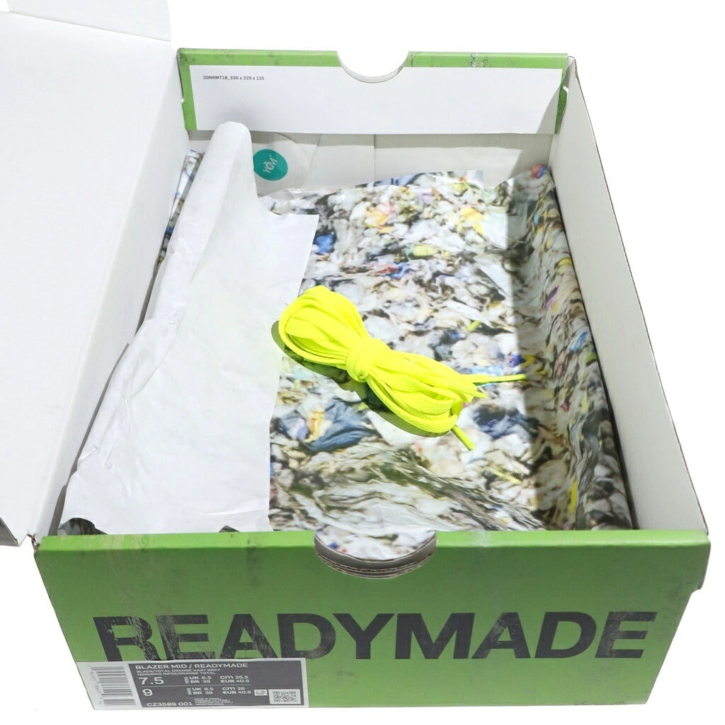 NIKE(ナイキ) READYMADE BLAZER MID CZ3589-001 × レディメイド ブレーザー ミッドカットスニーカー シューズ ブラック US7.5/25.5cm