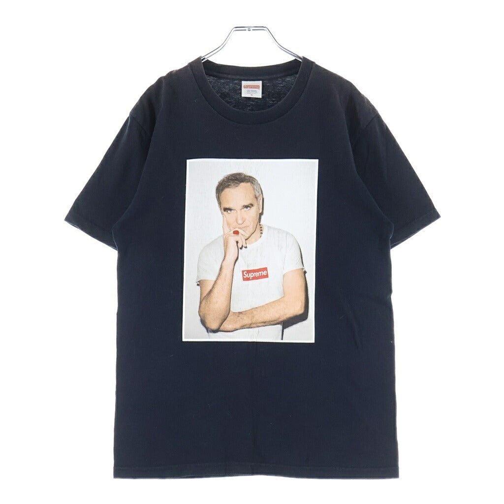 SUPREME(シュプリーム) 16SS Morrissey Tee モリッシー フロントプリント 半袖Tシャツカットソー ブラック