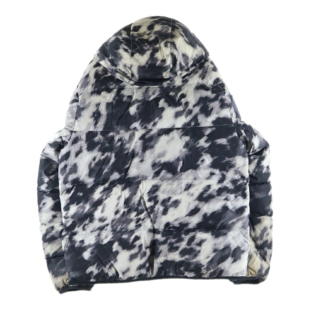 NIKE(ナイキ) Down-Fill Windrunner Shield Jacket ダウンフィル ウィンドランナー シールド ダウンジャケット 総柄 ホワイト/ブラック CU4407-133