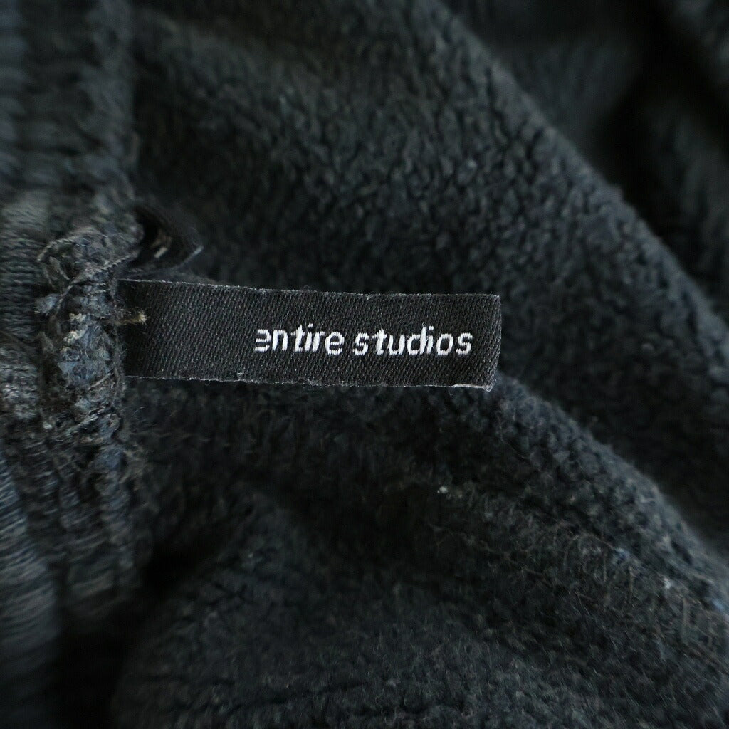 entire studios(エンタイア スタジオ) HEAVY GOCAR SWEAT PANTS ヘビー ゴカー スウェット カーゴパンツ ブラック ES2379