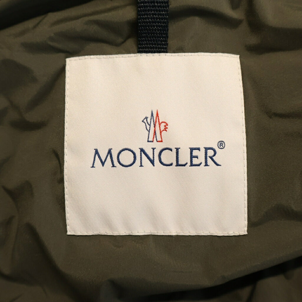 MONCLER(モンクレール) BOLELY GIUBBOTTO WAVE QUILTED ZIP UP DOWN JACKET ボレリー ウェーブキルティング ジップアップ ダウンジャケット カーキ F10911A50300