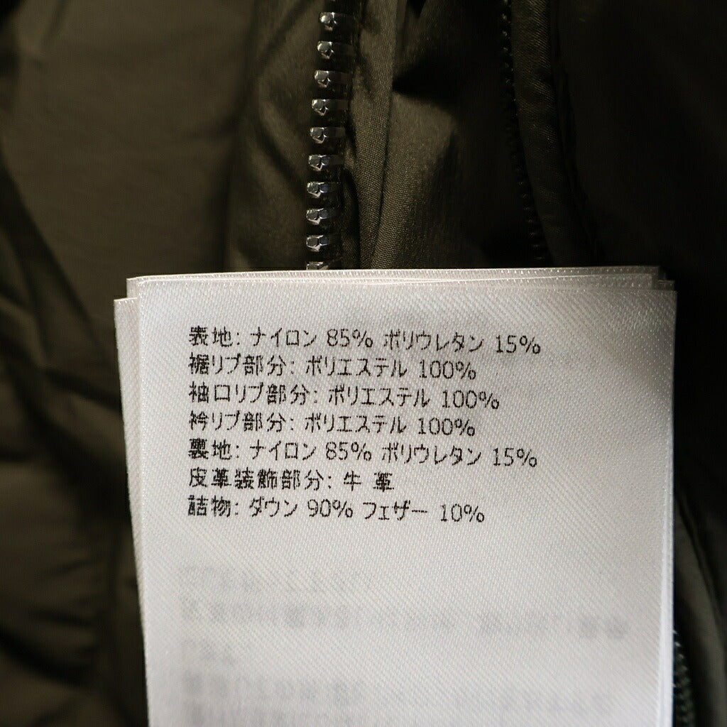 MONCLER(モンクレール) BOLELY GIUBBOTTO WAVE QUILTED ZIP UP DOWN JACKET ボレリー ウェーブキルティング ジップアップ ダウンジャケット カーキ F10911A50300