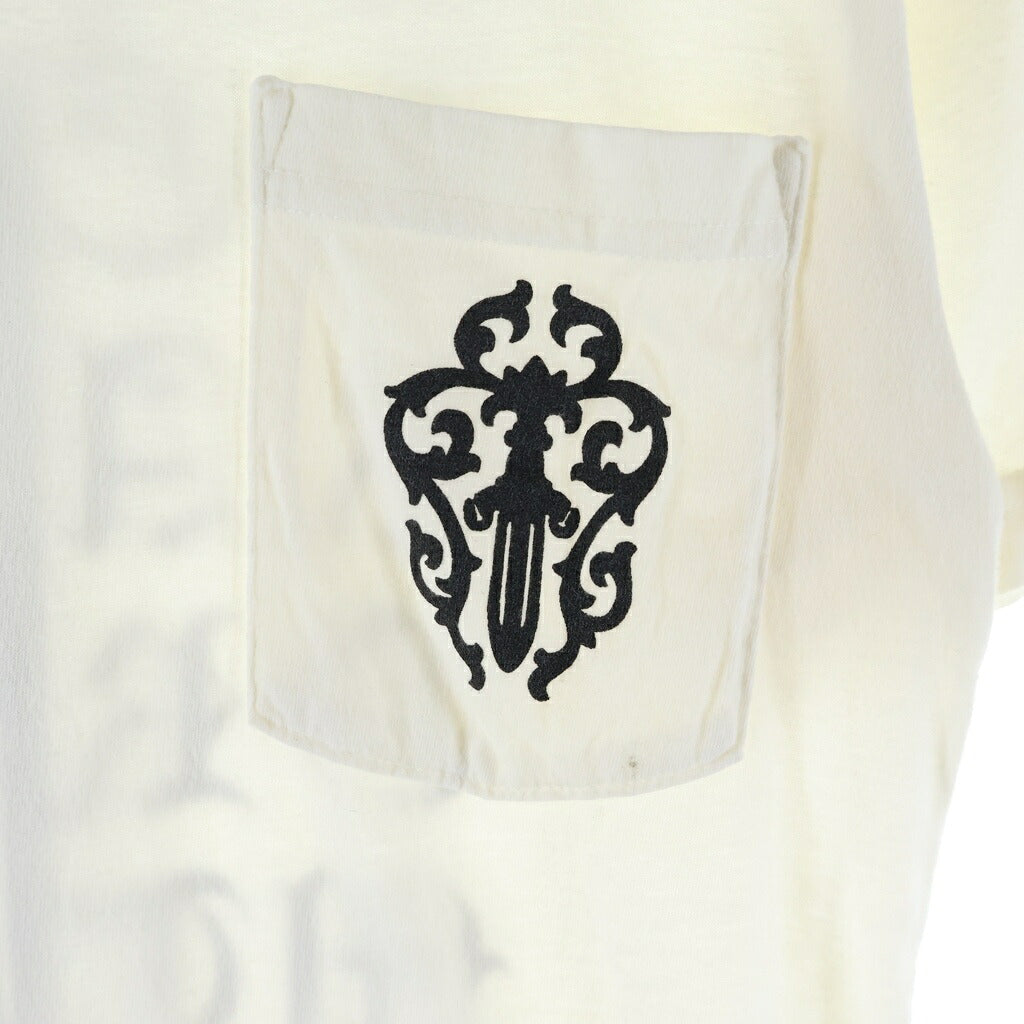 CHROME HEARTS(クロムハーツ) Vine Dagger S/S Tee ヴァインダガープリント 半袖Tシャツ カットソー ホワイト