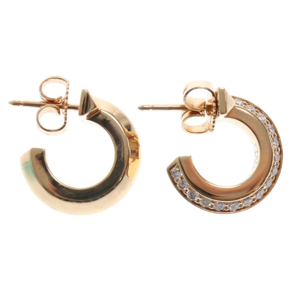TIFFANY&Co(ティファニー) Tワン フープ ピアス ダイヤモンド Au750 PG ピンクゴールド d0.20ct K18 ジュエリー