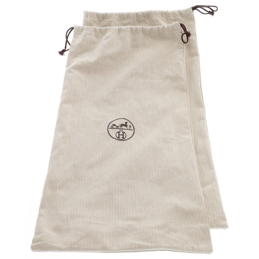 HERMES(エルメス) Foulee60 ロングブーツ ゴールド エプソン B刻印 #38 ブラウン シューズ レディース