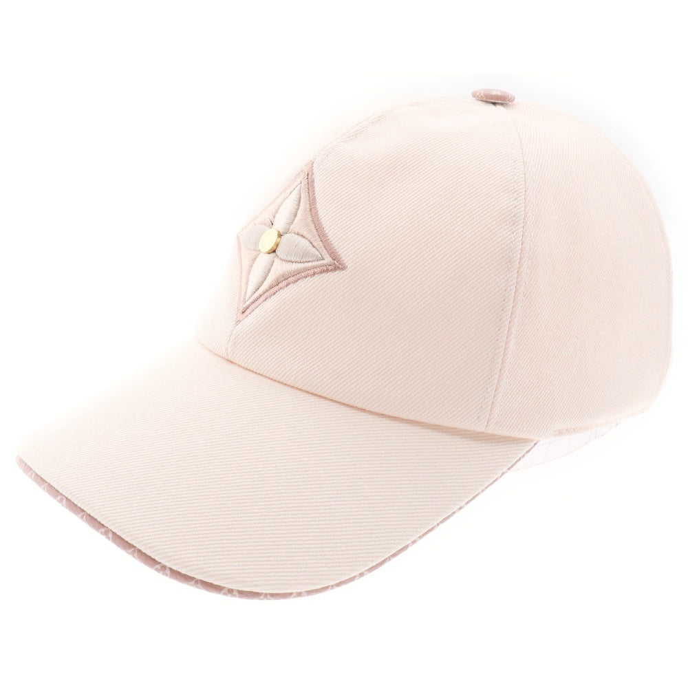 LOUIS VUITTON(ルイヴィトン) モノグラムフラワー エンブロイダリー ベースボールキャップ コットン M77808 帽子