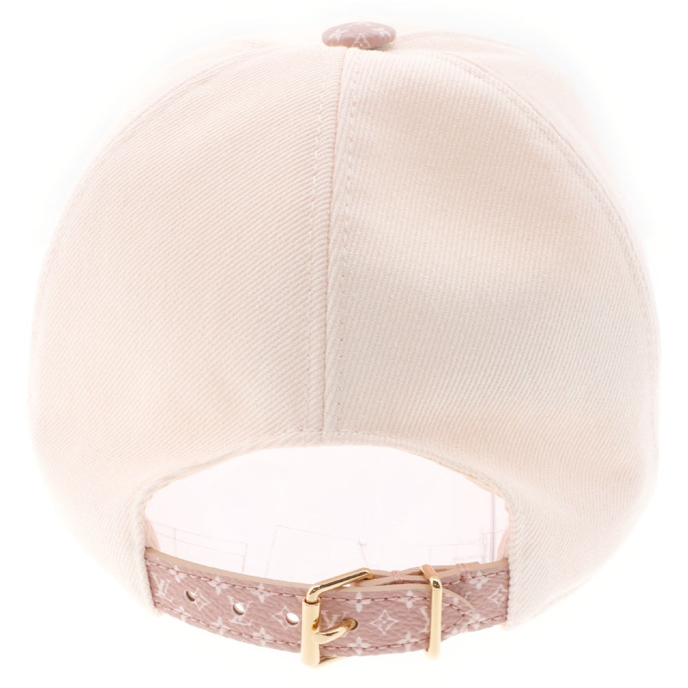 LOUIS VUITTON(ルイヴィトン) モノグラムフラワー エンブロイダリー ベースボールキャップ コットン M77808 帽子