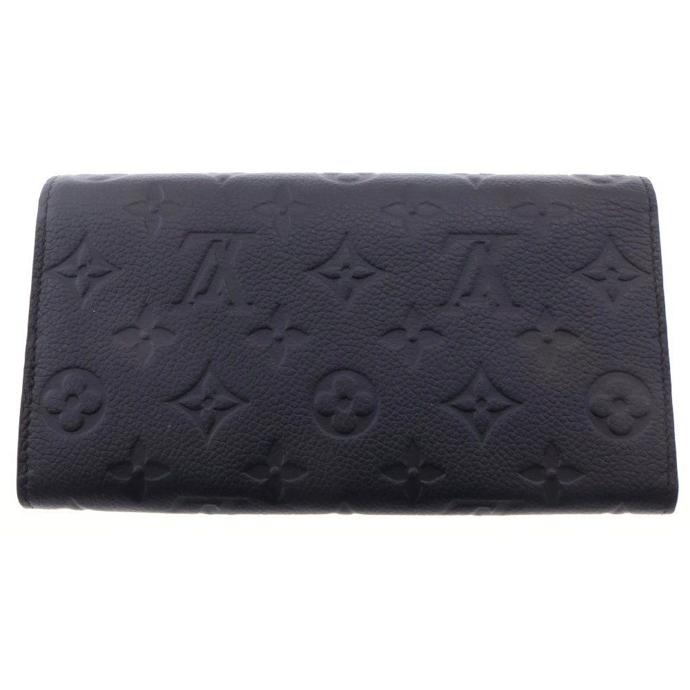 LOUIS VUITTON(ルイヴィトン) モノグラムアンプラント ポルトフォイユ・サラ メティス ノワール M82638 ICタイプ 長財布 ロングウォレット ブラック ゴールド金具