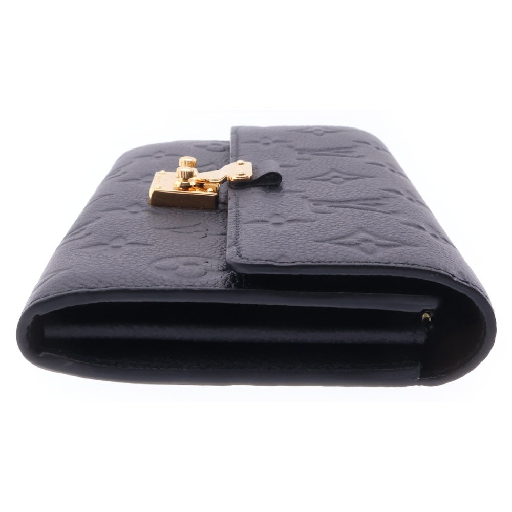 LOUIS VUITTON(ルイヴィトン) モノグラムアンプラント ポルトフォイユ・サラ メティス ノワール M82638 ICタイプ 長財布 ロングウォレット ブラック ゴールド金具