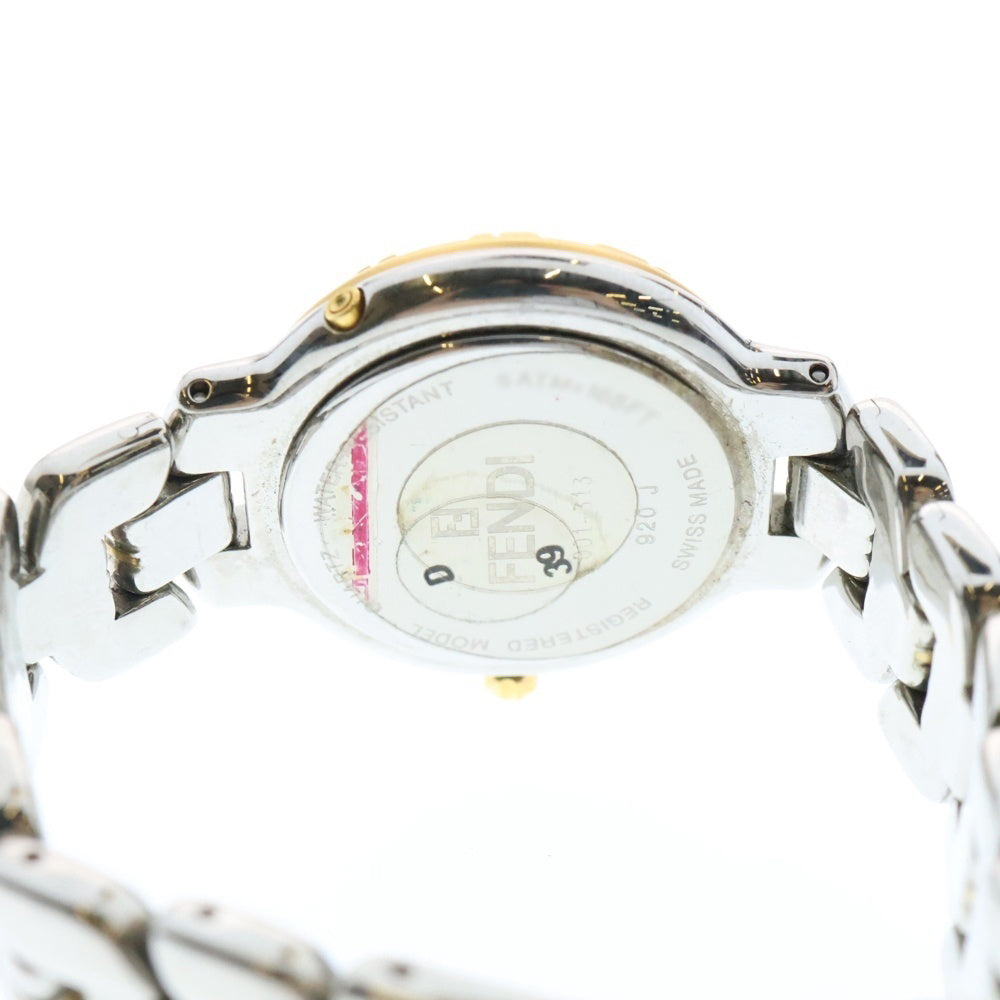 FENDI(フェンディ) 920J 腕時計 白文字盤 ステンレス クォーツ QZ レディース