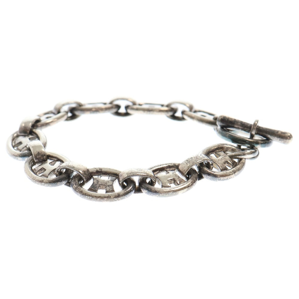 HERMES(エルメス) Hロゴ ブレスレット 925 シルバー ヴィンテージ アクセサリー