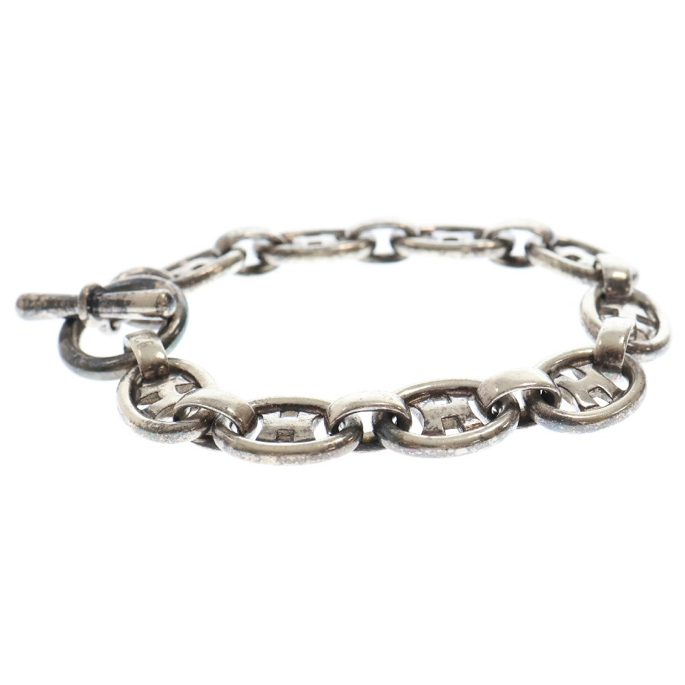 HERMES(エルメス) Hロゴ ブレスレット 925 シルバー ヴィンテージ アクセサリー