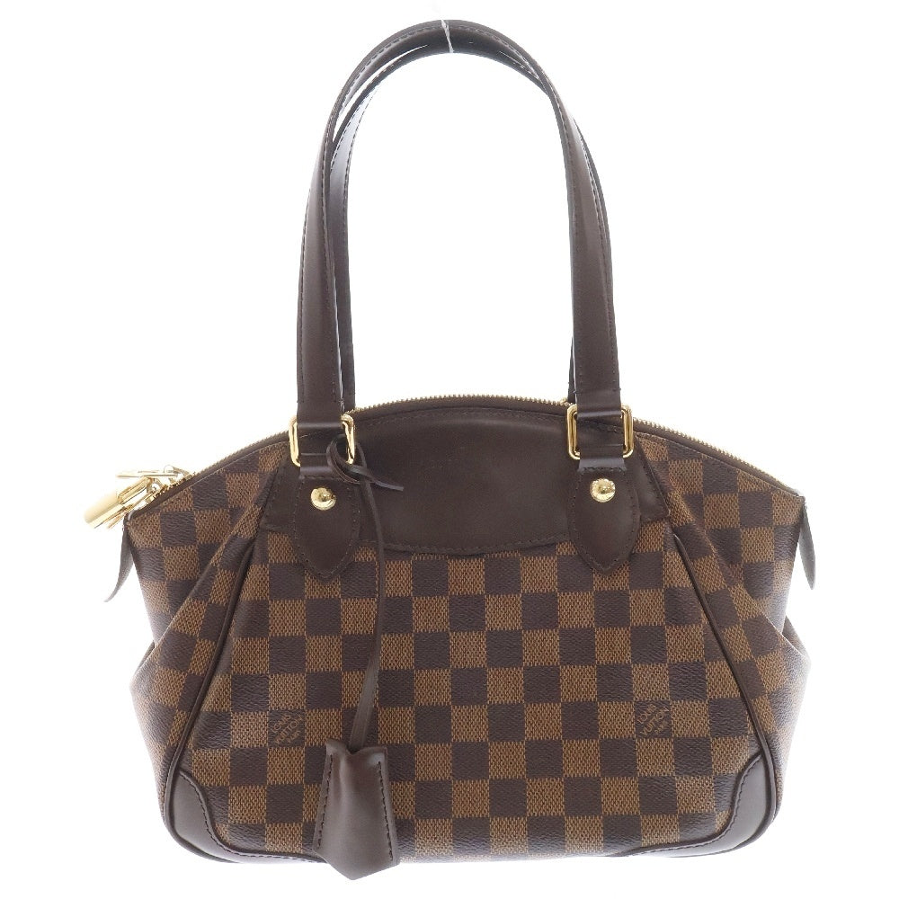 LOUIS VUITTON(ルイヴィトン) ダミエ ヴェローナPM レザーハンドバッグ ブラウン N41117