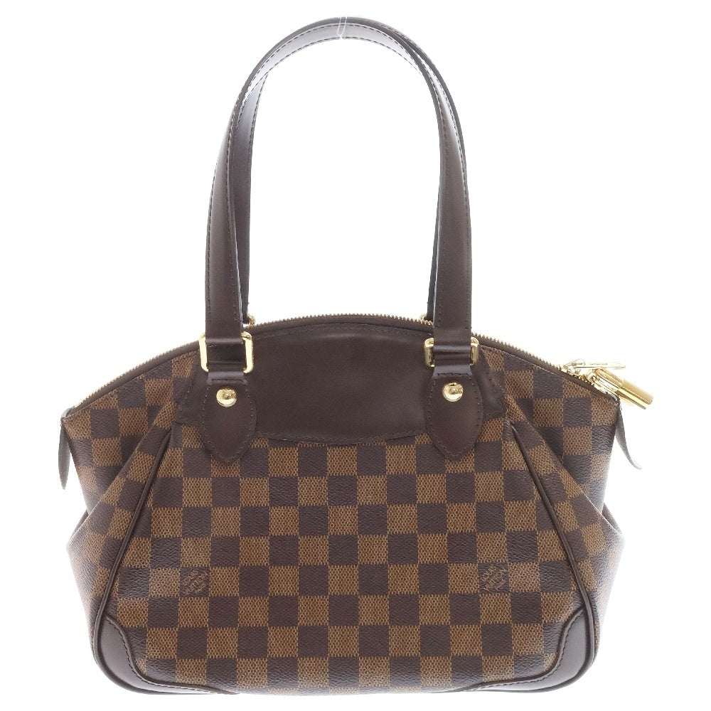 LOUIS VUITTON(ルイヴィトン) ダミエ ヴェローナPM レザーハンドバッグ ブラウン N41117