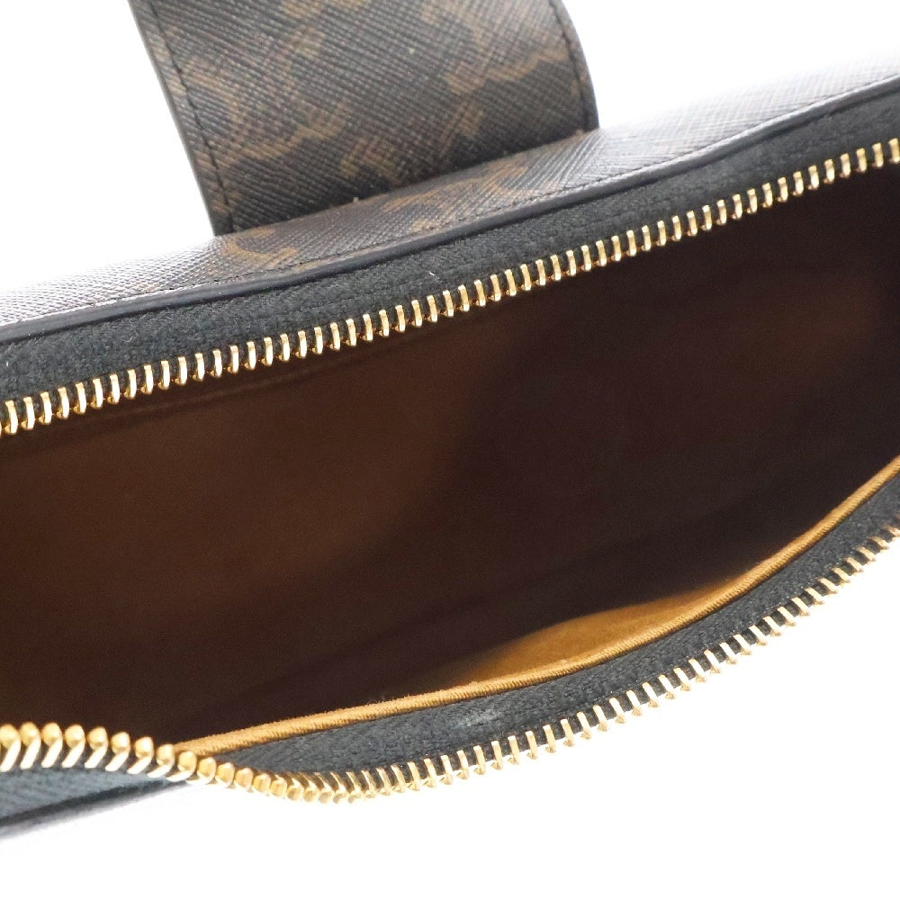 CELINE(セリーヌ) アヴァ トリオンフ ワンショルダーバッグ ゴールド金具 ブラウン レザー ハンドバッグ