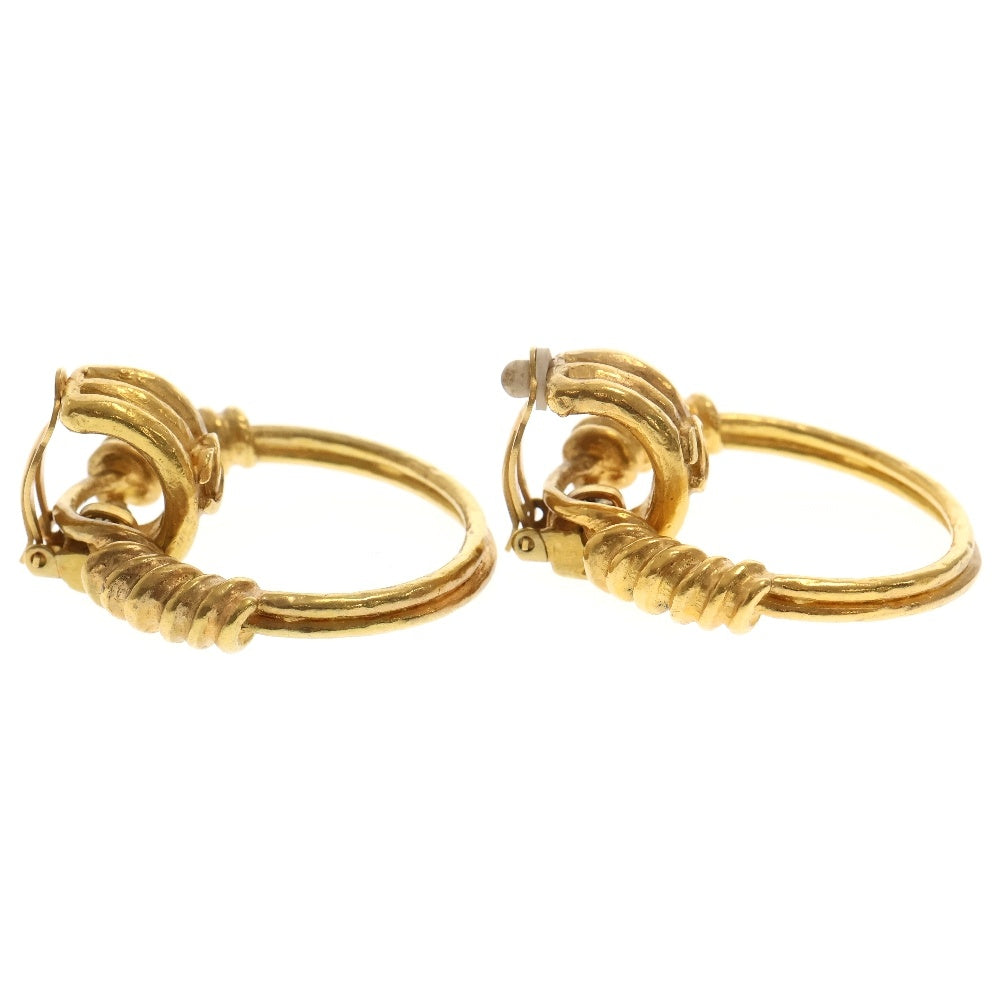 CHANEL(シャネル) ココマーク フープイヤリング GP ゴールド 04P ヴィンテージ アクセサリー