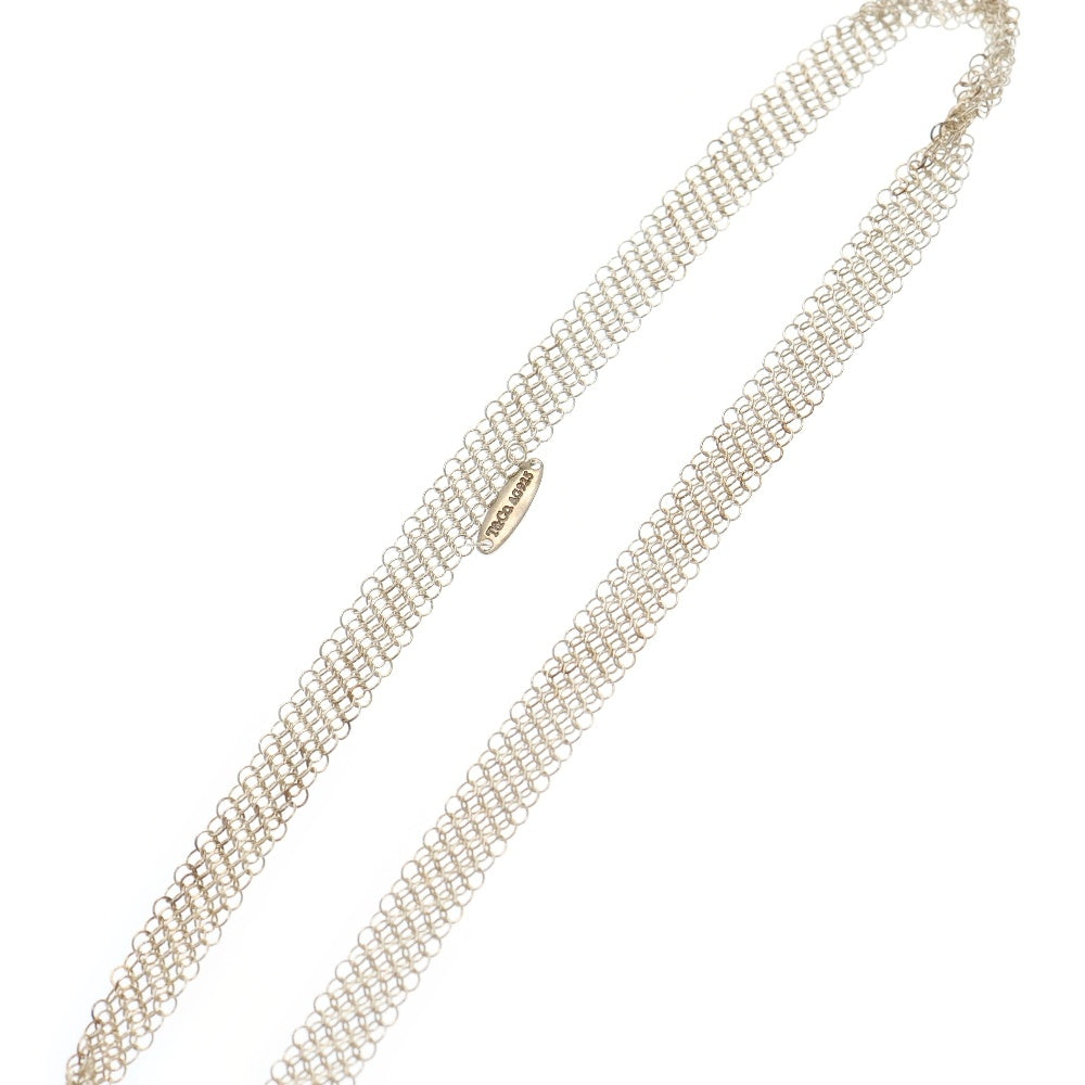 TIFFANY&Co(ティファニー) オープンハート メッシュ ラージ ネックレス SV925 シルバー アクセサリー