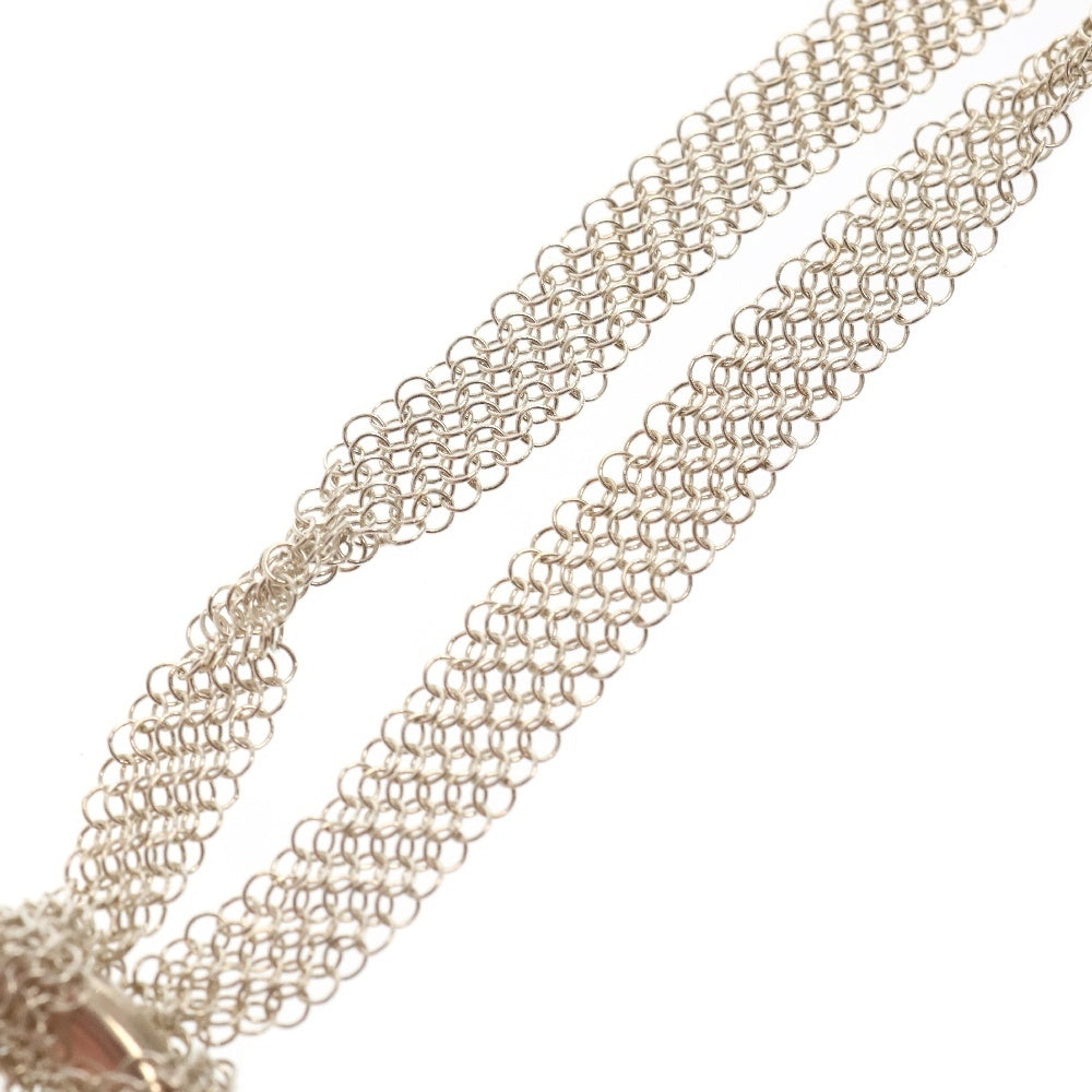 TIFFANY&Co(ティファニー) オープンハート メッシュ ラージ ネックレス SV925 シルバー アクセサリー