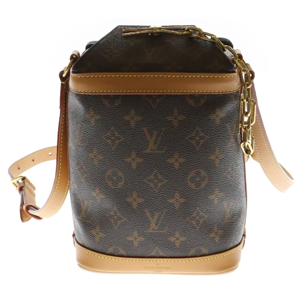 LOUIS VUITTON(ルイヴィトン) モノグラム ミルクボックス レザーショルダーバッグ ブラウン M44877