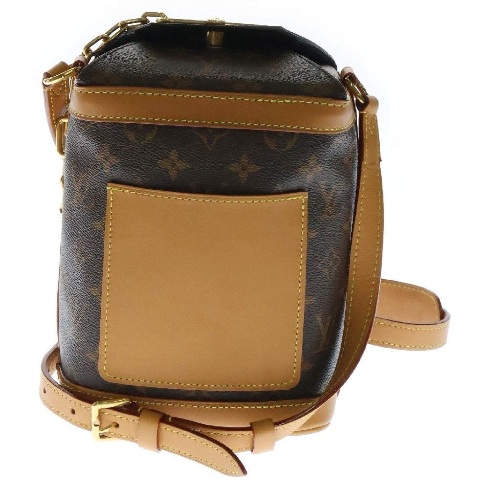LOUIS VUITTON(ルイヴィトン) モノグラム ミルクボックス レザーショルダーバッグ ブラウン M44877