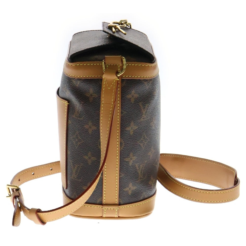 LOUIS VUITTON(ルイヴィトン) モノグラム ミルクボックス レザーショルダーバッグ ブラウン M44877