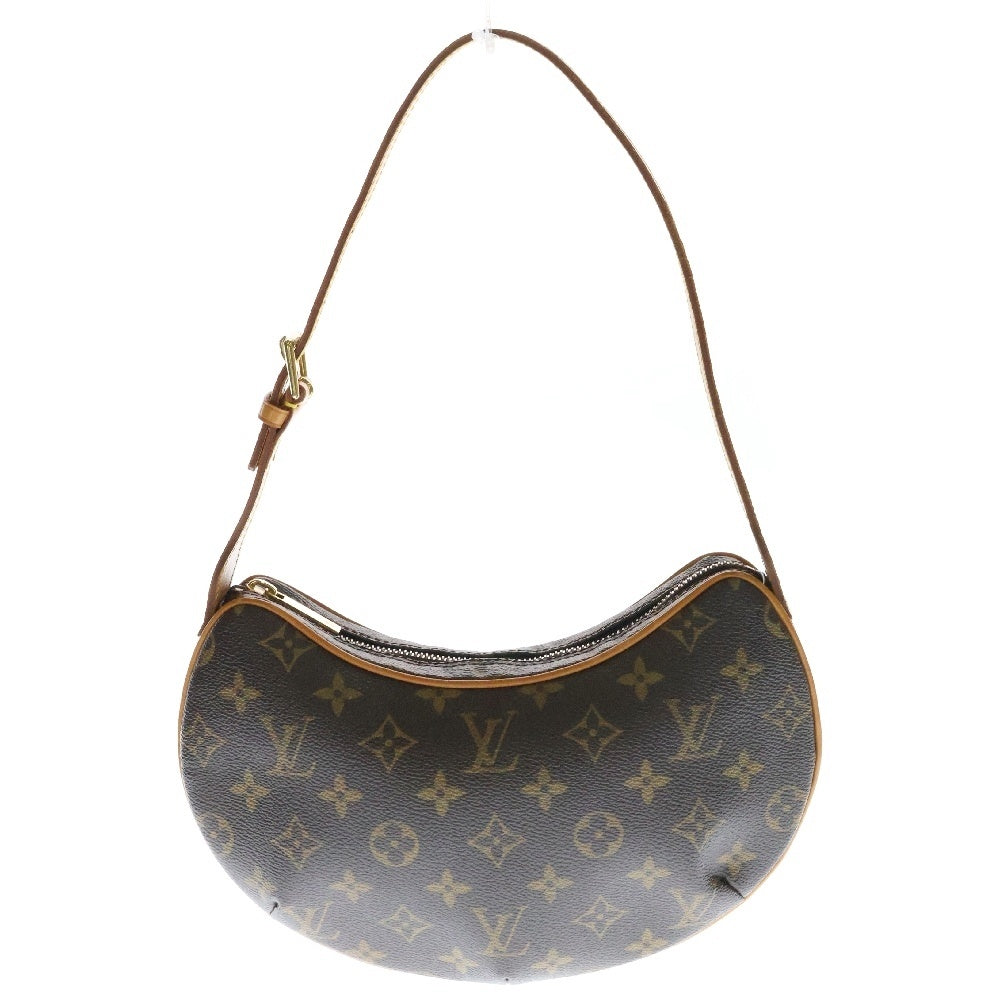 LOUIS VUITTON(ルイヴィトン) モノグラム ポシェット・クロワッサン ブラウン PVCレザー ショルダーバッグ M51510