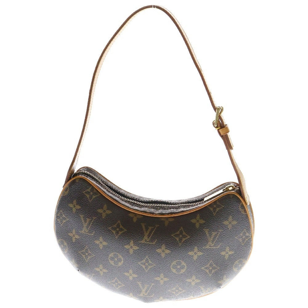 LOUIS VUITTON(ルイヴィトン) モノグラム ポシェット・クロワッサン ブラウン PVCレザー ショルダーバッグ M51510