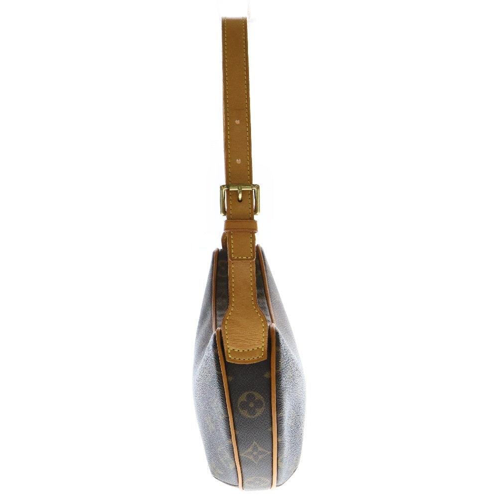 LOUIS VUITTON(ルイヴィトン) モノグラム ポシェット・クロワッサン ブラウン PVCレザー ショルダーバッグ M51510