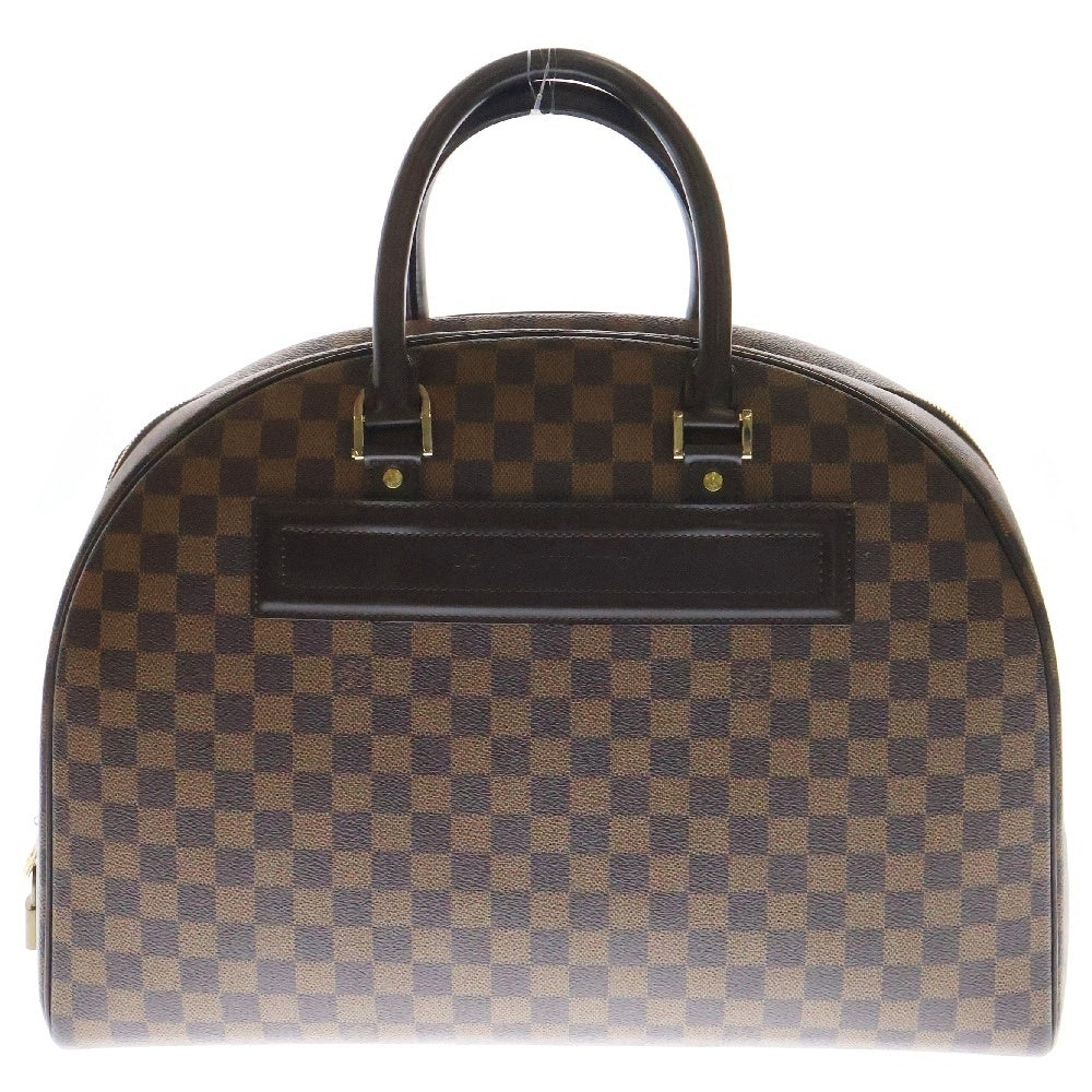 LOUIS VUITTON(ルイヴィトン) ダミエ ノリータ24 ボストンハンドバッグ ブラウン PVCレザー N41454