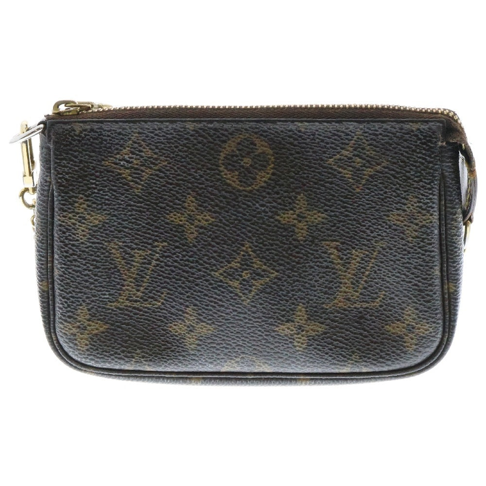 LOUIS VUITTON(ルイヴィトン) モノグラム ミニ・ポシェットアクセソワール 小物入れ ポーチ ブラウン PVC M58009