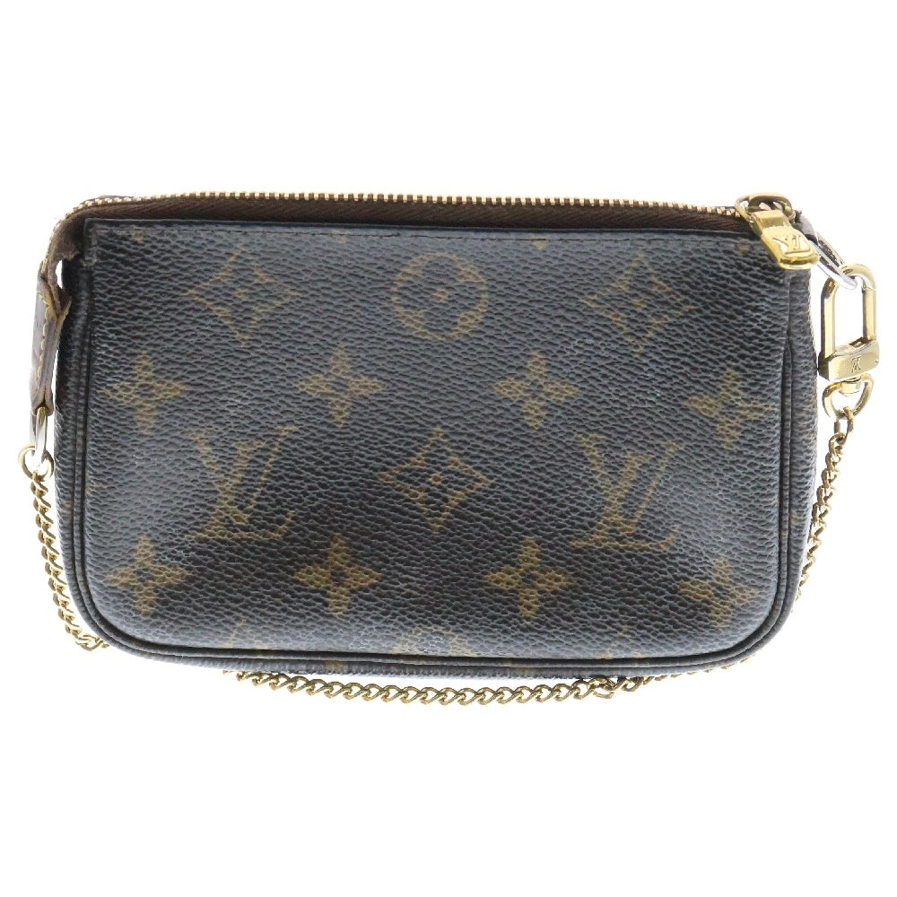 LOUIS VUITTON(ルイヴィトン) モノグラム ミニ・ポシェットアクセソワール 小物入れ ポーチ ブラウン PVC M58009