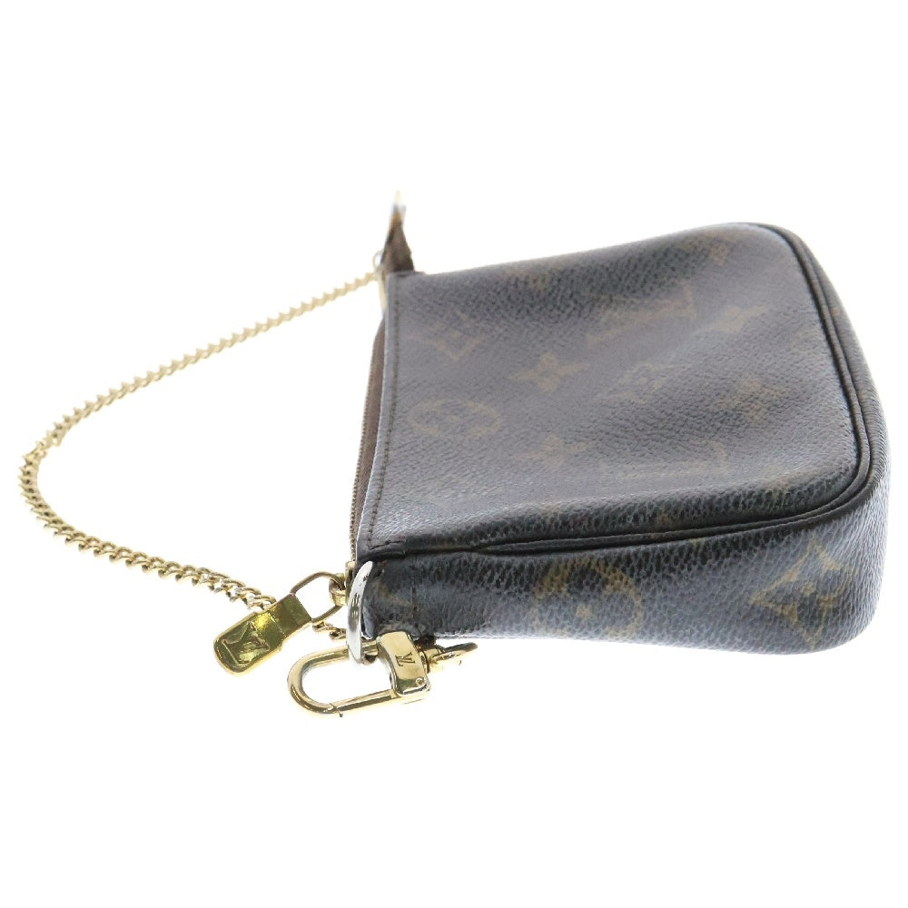 LOUIS VUITTON(ルイヴィトン) モノグラム ミニ・ポシェットアクセソワール 小物入れ ポーチ ブラウン PVC M58009