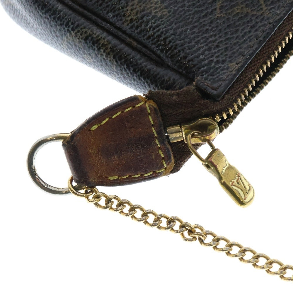 LOUIS VUITTON(ルイヴィトン) モノグラム ミニ・ポシェットアクセソワール 小物入れ ポーチ ブラウン PVC M58009