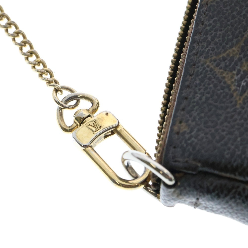 LOUIS VUITTON(ルイヴィトン) モノグラム ミニ・ポシェットアクセソワール 小物入れ ポーチ ブラウン PVC M58009