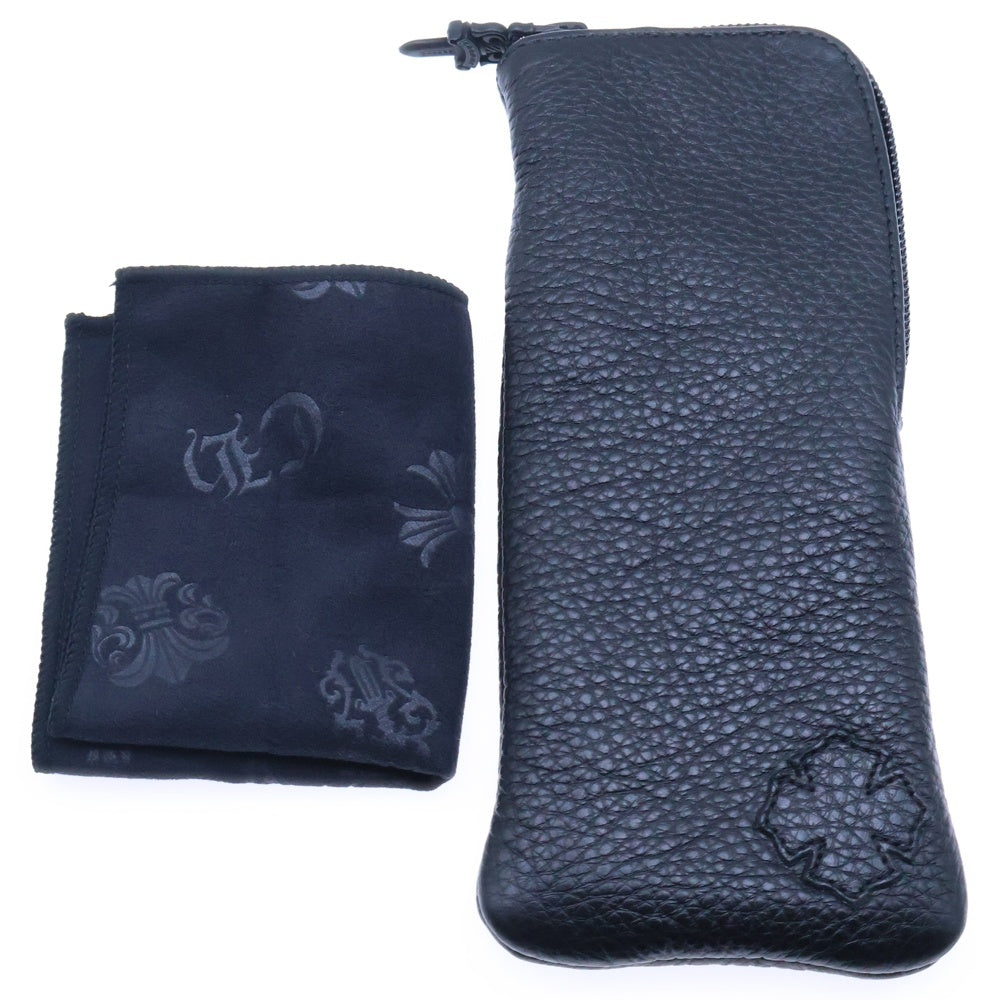 CHROME HEARTS(クロムハーツ) SHAGASS サイドクロステンプル ウェリントン サングラス 眼鏡 ブラック×ゴールド