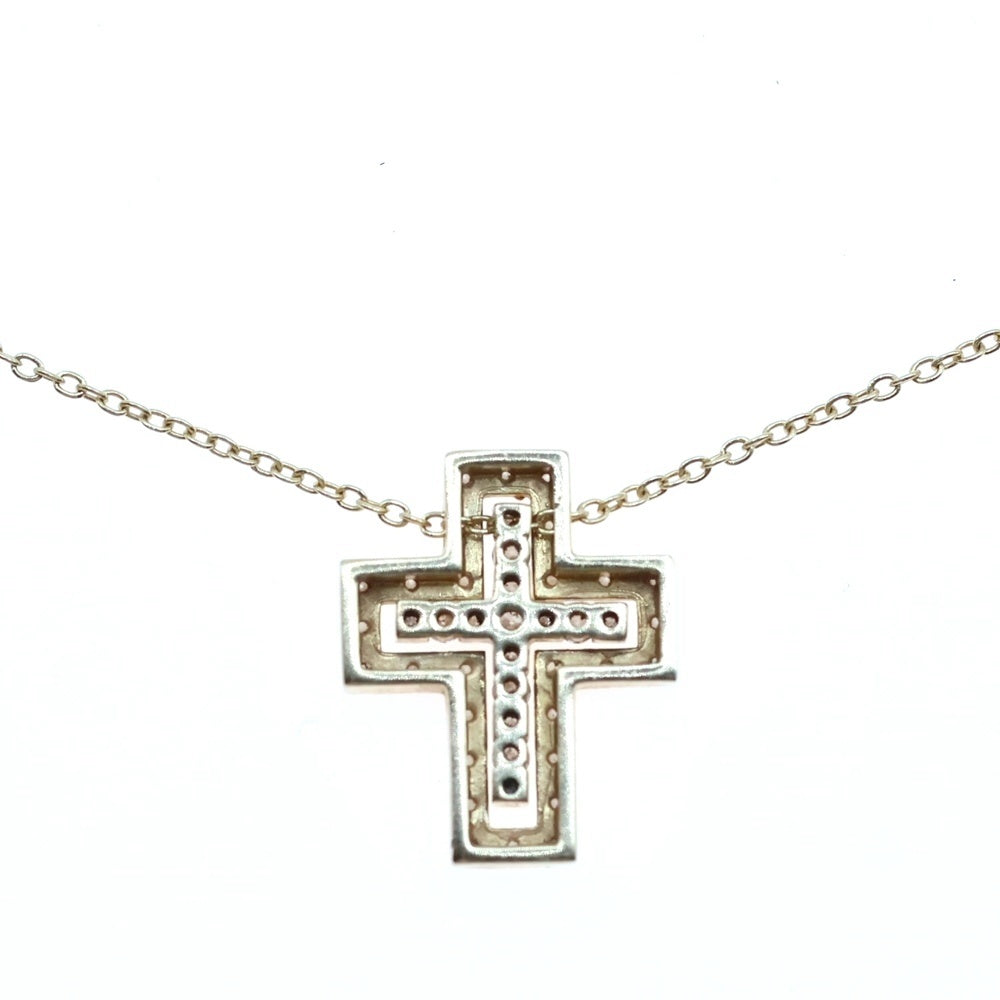 DAMIANI(ダミアーニ) ベルエポックXXS クロス ダイヤモンド ネックレス K18YG イエローゴールド 20083570 ジュエリー アクセサリー