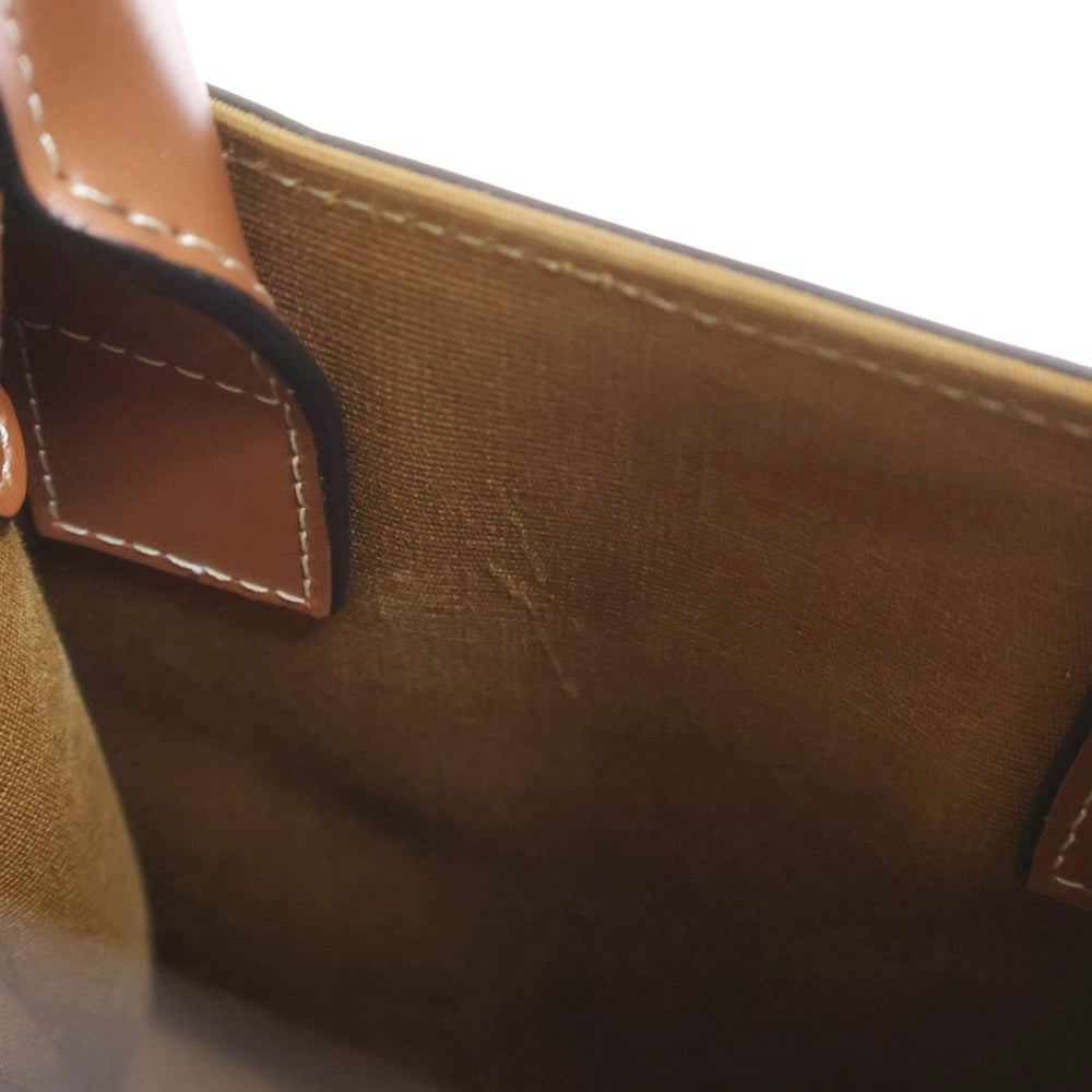 CELINE(セリーヌ) トリオンフ ミニ バーティカルカバ ブラウン PVCレザー 2wayバッグ ショルダーバッグ