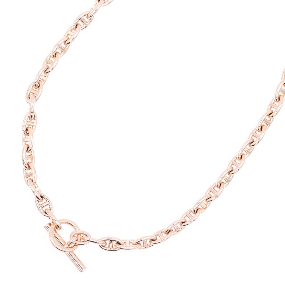 HERMES(エルメス) シェーヌダンクルTPM ネックレス Au750 K18 PG ピンクゴールド