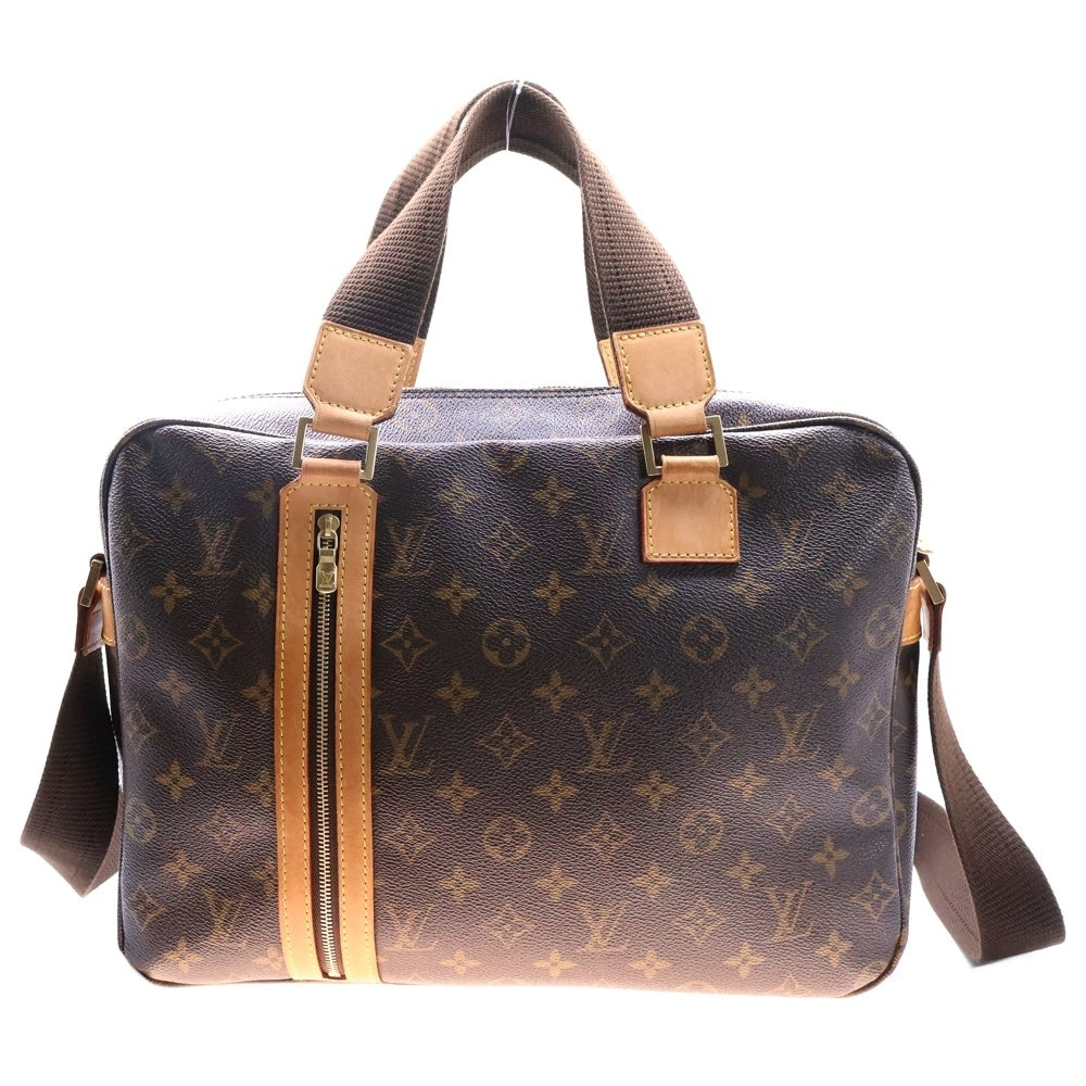 LOUIS VUITTON(ルイヴィトン) モノグラム サックボスフォール レザーハンドバッグ ブラウン M40043