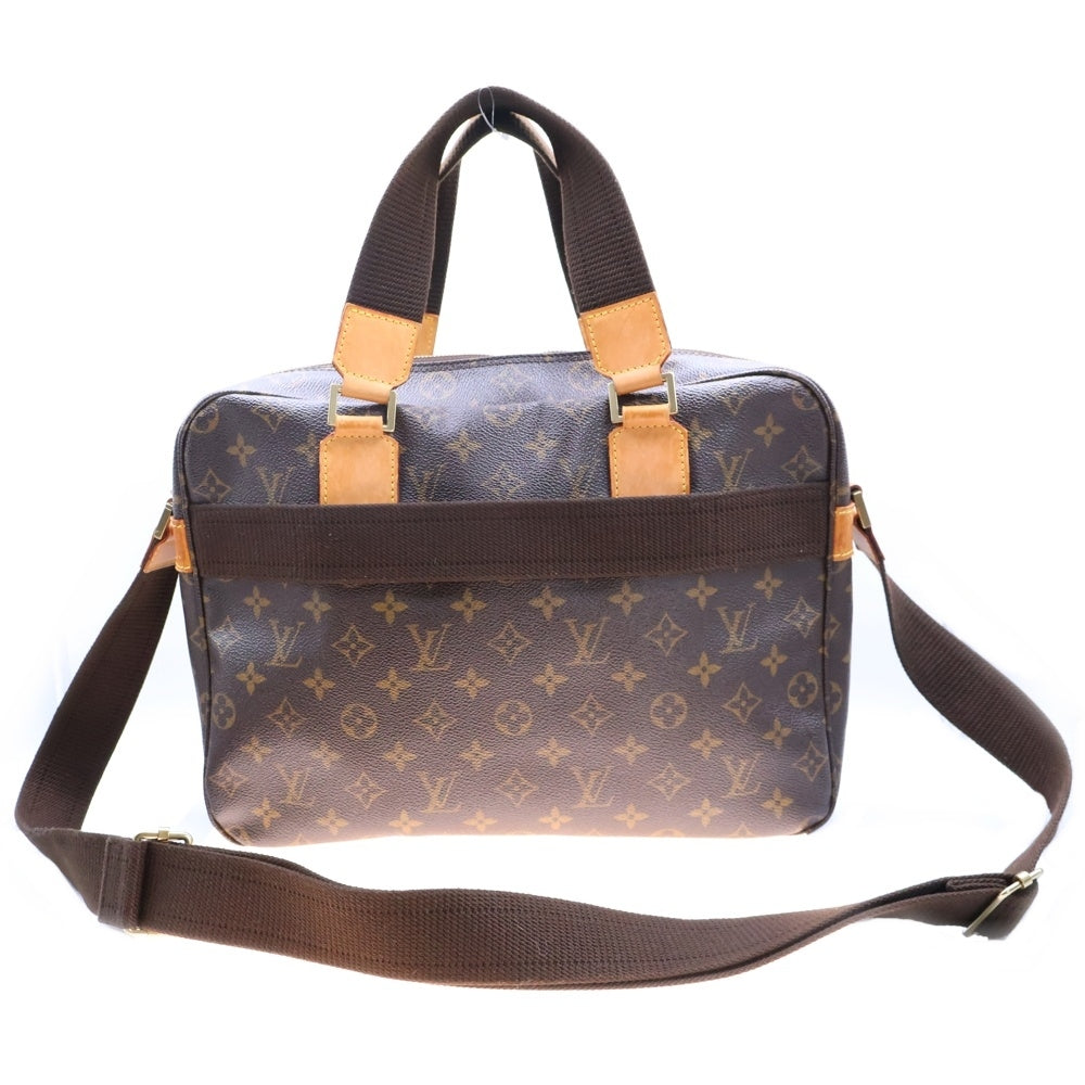 LOUIS VUITTON(ルイヴィトン) モノグラム サックボスフォール レザーハンドバッグ ブラウン M40043