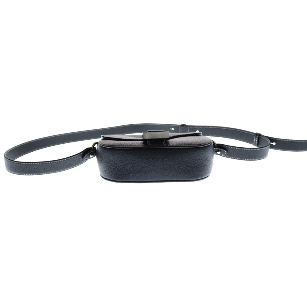 Christian Dior(クリスチャンディオール) サドル メッセンジャーバッグ ショルダーバッグ ブラック レザー 1ADPO049YKK_H00N
