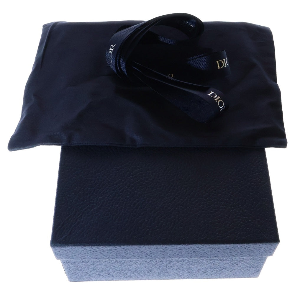 Christian Dior(クリスチャンディオール) サドル メッセンジャーバッグ ショルダーバッグ ブラック レザー 1ADPO049YKK_H00N