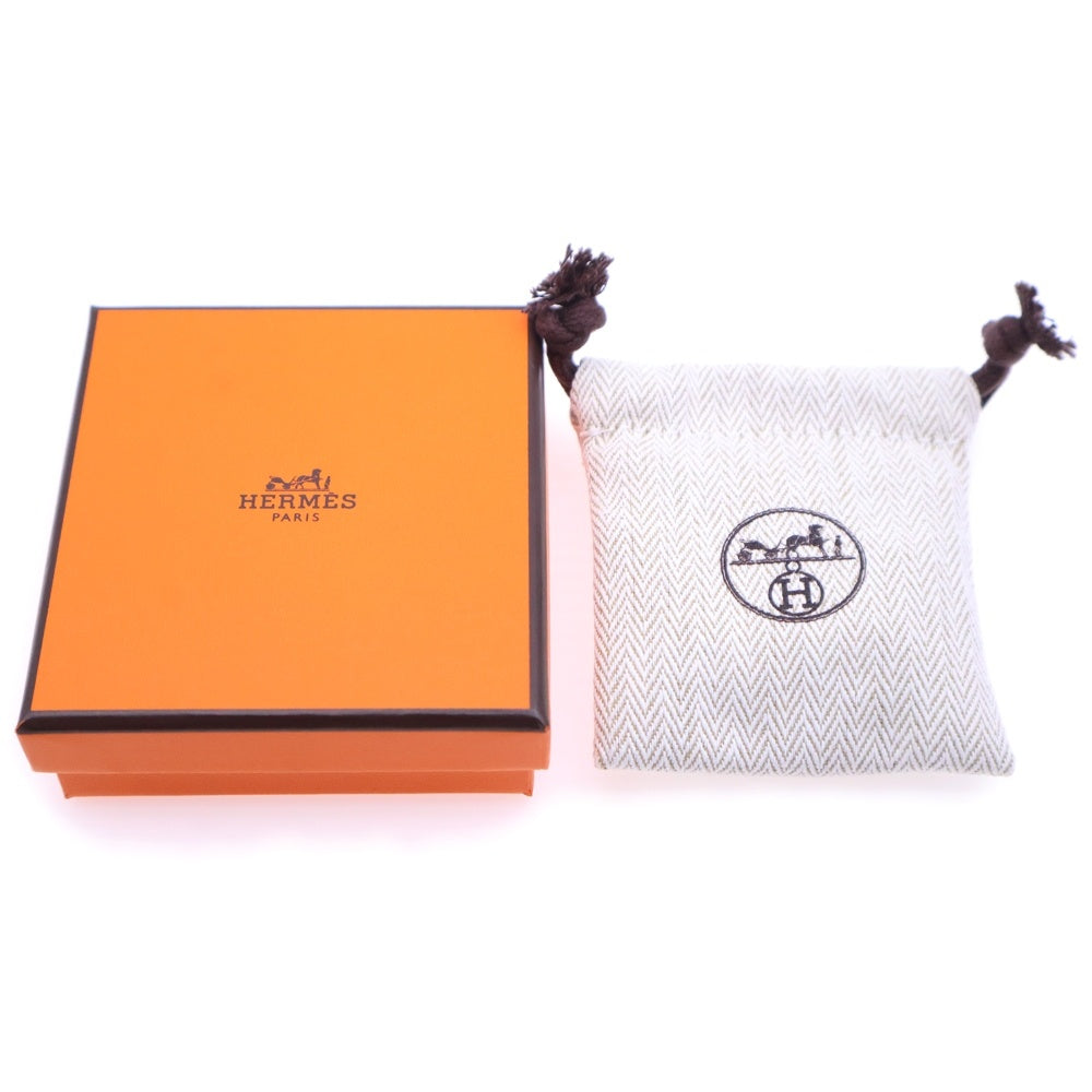 HERMES(エルメス) ミニマイヨン シェーヌダンクル ピアス イヤリング ゴールド/レッド レディース